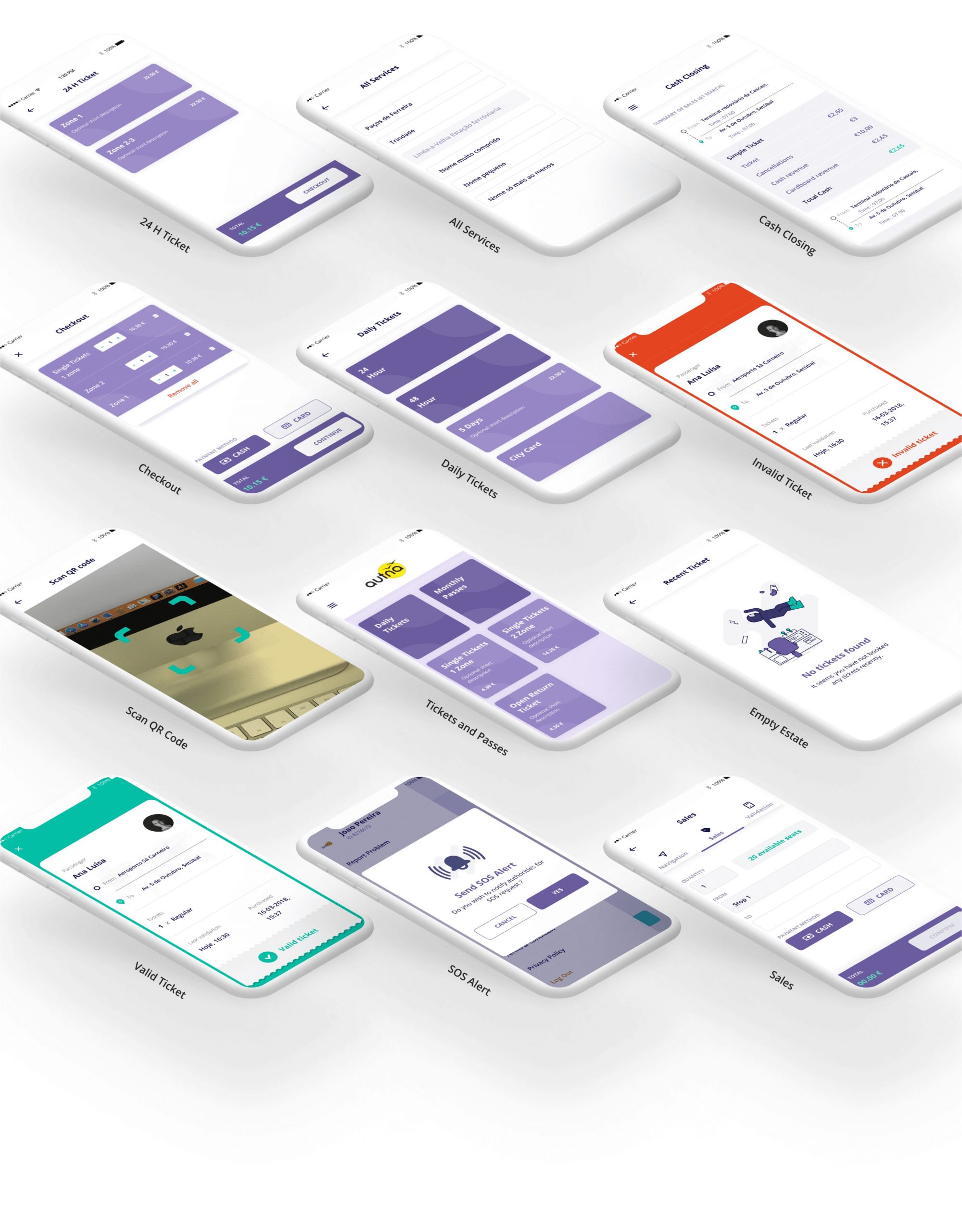 Other App Screen for Transportation App